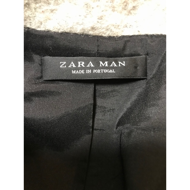 ZARA(ザラ)のZARA グラデーションチェスターコート ロングコート メンズのジャケット/アウター(チェスターコート)の商品写真