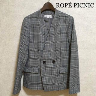 ロペピクニック(Rope' Picnic)の【超美品】ロペピクニック* ノーカラージャケット Vカラー 卒業卒園 入園入学(ノーカラージャケット)