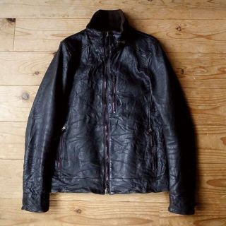 着丈64㎝junhashimoto ZIP INNER RIDERS 上質鞣し  レザー