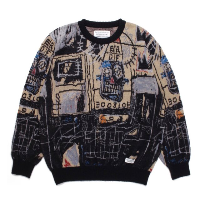 WACKOMARIA BASQUIAT MOHAIR SWEATER 22fw