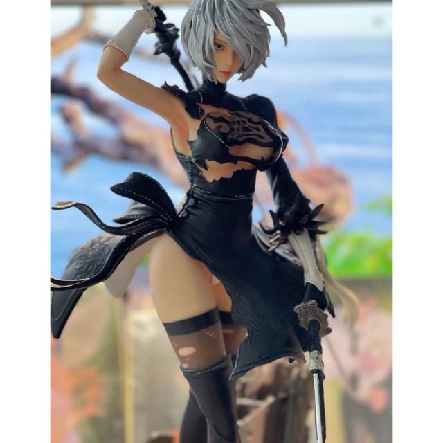 Nier ニーアオートマタ 2B 樹脂フィギュア ガレキ スタチュー ...