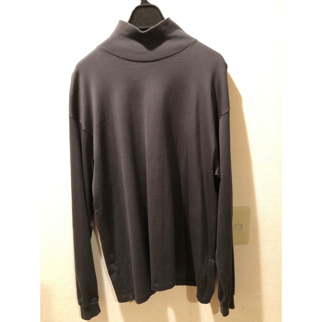 オーラリー　19AW LUSTER PLAITING HI NECK L/S TTシャツ/カットソー(七分/長袖)