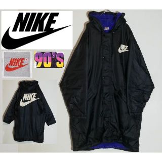 ナイキ(NIKE)の130 90年代 NIKE 銀タグ 裏ボア モッズパーカー(ナイロンジャケット)