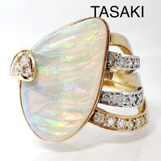 タサキ(TASAKI)のTASAKI タサキ オパール ダイヤ リング ジュウル（神楽坂宝石）(リング(指輪))
