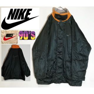 ナイキ(NIKE)の132 90年代 NIKE 銀タグ XL 裏フリース ナイロンジャケット(ナイロンジャケット)