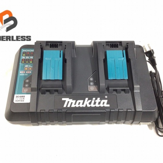 ☆極美品☆makita マキタ 純正品 2口急速充電器 DC18RD 7.2V～18V(スライド式) USB機器接続可能 リチウムイオンバッテリー用  純正品 60713 | フリマアプリ ラクマ