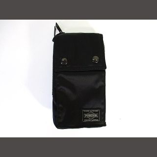 ポーター(PORTER)のPORTER Mobile Pouch for Pixel モバイル ポーチ 黒(ボディーバッグ)