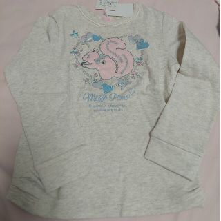 メゾピアノ(mezzo piano)のメゾピアノ 新品 130 長袖Tシャツ(Tシャツ/カットソー)