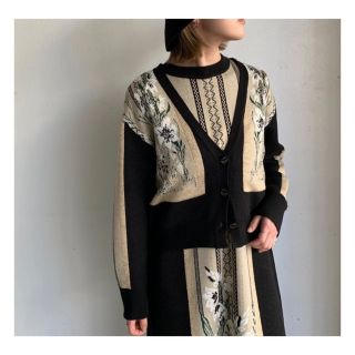 MURRAL/Framed flower knit short cardiganの通販 by mayu's shop