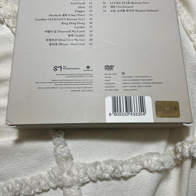 SHINee(シャイニー)のSHINee World Ⅴ in SEOUL DVD エンタメ/ホビーのCD(K-POP/アジア)の商品写真