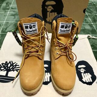 A BATHING APE - BAPE x UNDEFEATED x TIMBERLAND BOOTS26cm