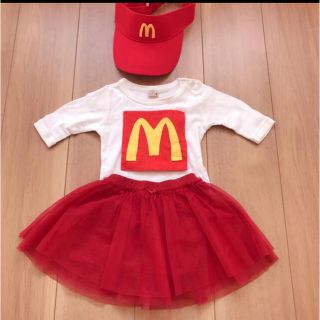 マクドナルド(マクドナルド)のマクドナルド　コスプレ　80(衣装一式)