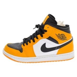 ナイキ(NIKE)のNIKE ナイキ Air Jordan 1 Mid Taxi 554724-701 ナイキ エアジョーダン1 ミッドカットスニーカー タクシー イエロー US9.5(スニーカー)