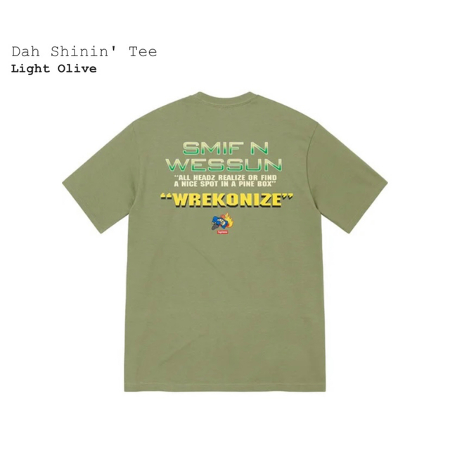 Supreme Dah Shinin' tee　シュプリームメンズTシャツ　L