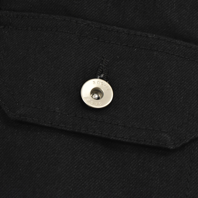 sacai(サカイ)のSacai サカイ 22SS Denim Blouson デニムブルゾンジャケット ブラック 22-02717M メンズのジャケット/アウター(Gジャン/デニムジャケット)の商品写真