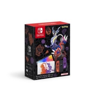 ニンテンドースイッチ(Nintendo Switch)の任天堂スイッチ（有機ELモデル） スカーレット・バイオレットエディション(携帯用ゲーム機本体)