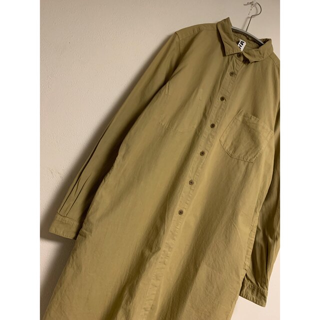 美品】MHL. マーガレットハウエル シャツワンピース ベージュ カーキ