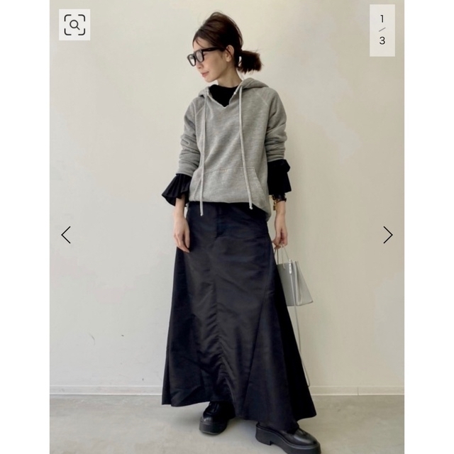 L'Appartement DEUXIEME CLASSE(アパルトモンドゥーズィエムクラス)の新品 完売色KALLMEYER Pleats Blouse ブラック レディースのトップス(シャツ/ブラウス(長袖/七分))の商品写真