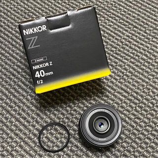 ニコン(Nikon)の【美品】NIKKOR Z 40mm f/2 レンズフィルター付き(レンズ(単焦点))