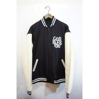 Supreme - 新品21AW GOD BLESS YOUスタジャン ブルゾン黒白