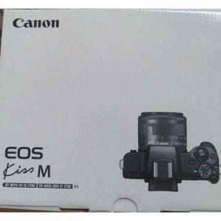 Canon - 新品未使用！EOS Kiss M・ダブルズームキットの通販 by みー