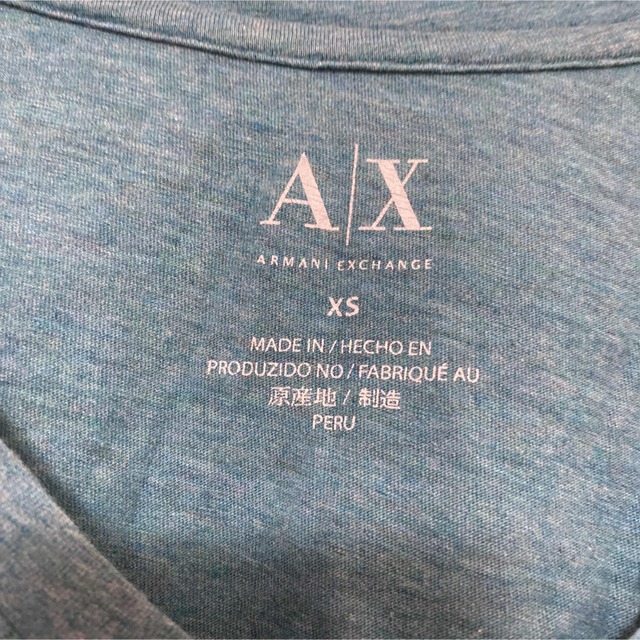 ARMANI EXCHANGE(アルマーニエクスチェンジ)の【ARMANI EXCHANGE】グリーンのTシャツ レディースのトップス(Tシャツ(半袖/袖なし))の商品写真