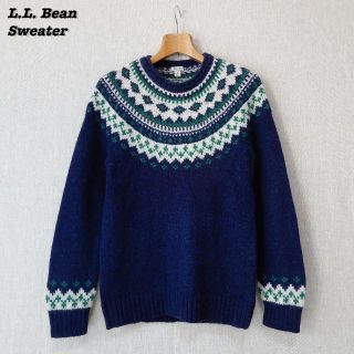 エルエルビーン(L.L.Bean)のL.L.Bean NORDIC PATTERN SWEATER M-REG(ニット/セーター)