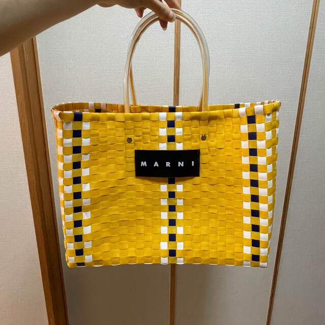 marni ストローバッグ　カゴバック　ピクニックバック