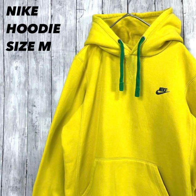 NIKE - NIKEナイキ ワンポイント刺繍ロゴスウェットパーカー サイズM