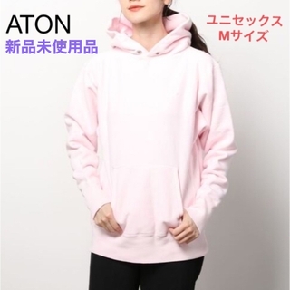 ATON - 【新品】エイトン ATON パーカー ユニセックス ピンク 完売の ...