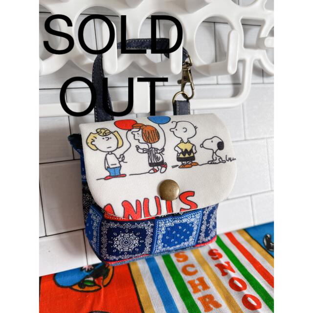 SOLD OUT！　ミニポーチ　ハンドメイドファッション小物