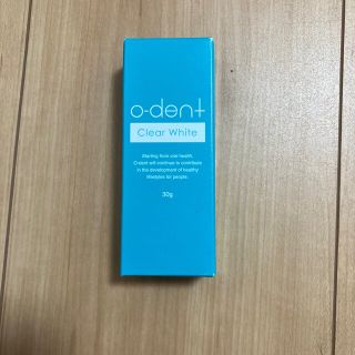 o-dent Clear White 30g オーデント　クリアホワイト(歯磨き粉)