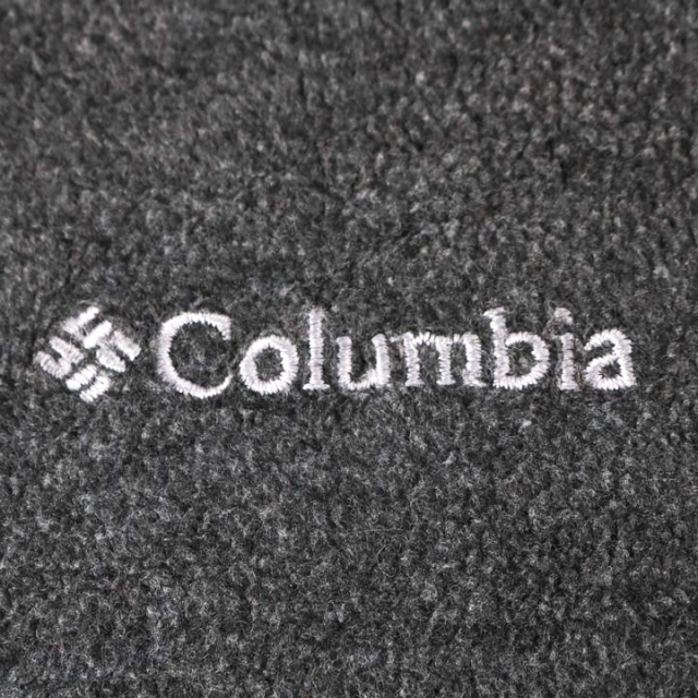 Columbia(コロンビア)のコロンビア ボアパーカー ジップアップ 胸ロゴ アウター アウトドアウェア レディース Lサイズ グレー Columbia レディースのトップス(パーカー)の商品写真