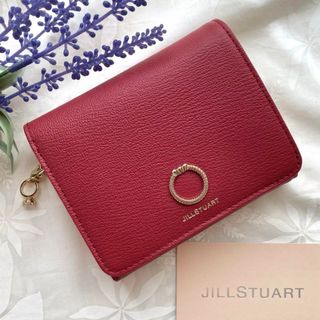 ジルスチュアート(JILLSTUART)の【新品】JILLSTUART 二つ折り財布 エターナル レッド(財布)