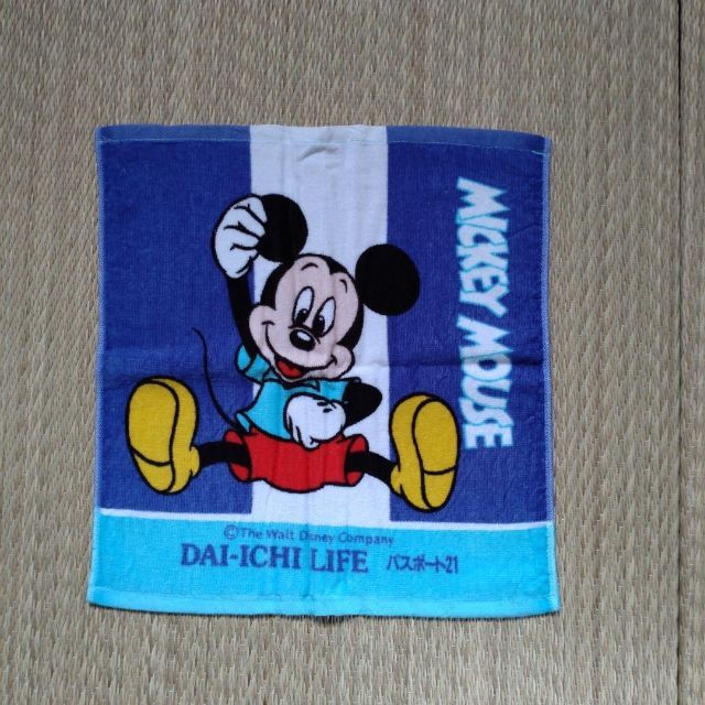 永遠の定番モデル Disney ディズニー ミッキーマウスのガーゼタオル ハンドタオル 第一生命