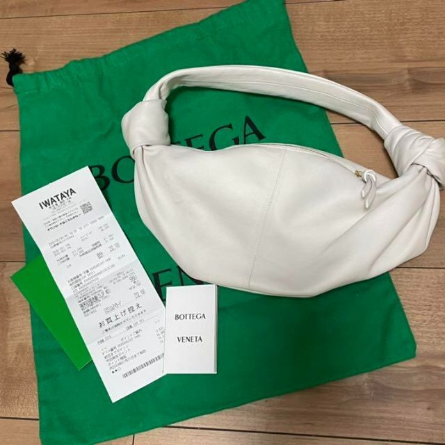 購入 Bottega Veneta ダブルノット ホワイト phasukasset.com
