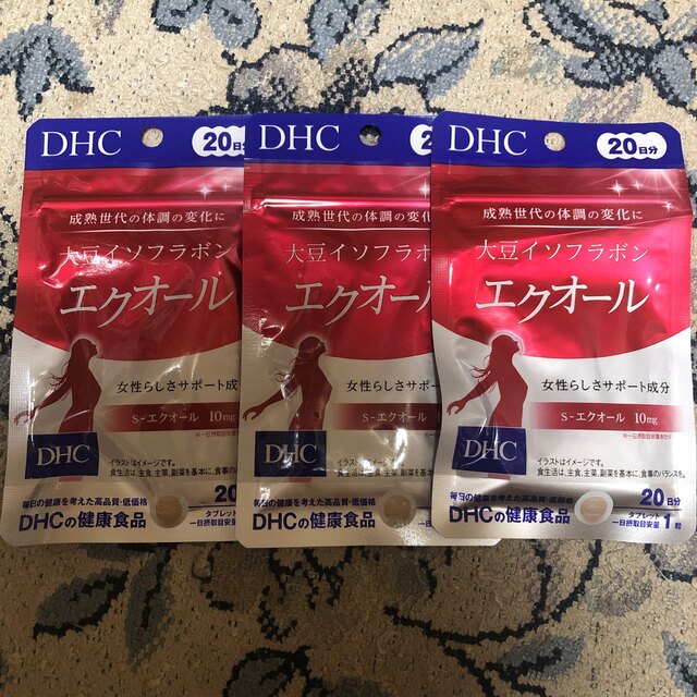 【3個セット】DHC 大豆イソフラボン エクオール 20日分 20粒