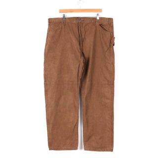 ディッキーズ(Dickies)のディッキーズ ワークパンツ ペインターパンツ ワンポイントロゴ サイドポケット 大きいサイズ メンズ 42×30サイズ ブラウン Dickies(その他)