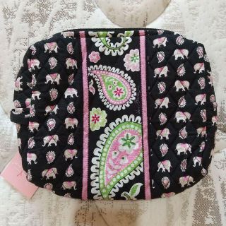 ヴェラブラッドリー(Vera Bradley)の【未使用】ヴェラブラッドリー 桃象　大き目のポーチ(ポーチ)