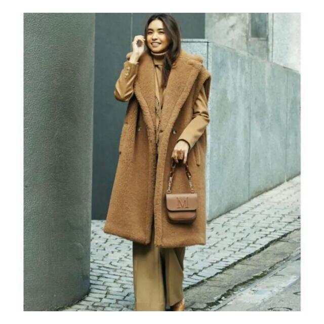 マックスマーラ Max Mara テディベアコート ジレ 2022 滝沢眞規子 マックスマーラ Max Mara テディベアコート ジレ 2022 滝沢眞規子
