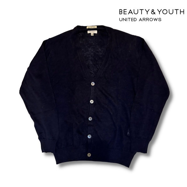 BEAUTY&YOUTH UNITED ARROWS(ビューティアンドユースユナイテッドアローズ)のBEAUTY & YOUTH UNITEDARROWSメンズリネンカーディガン メンズのトップス(カーディガン)の商品写真