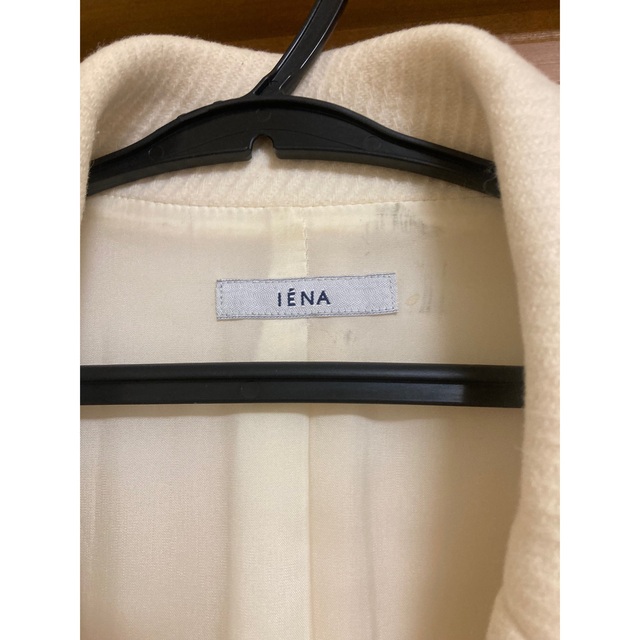 IENA(イエナ)のチェスターコート　オフホワイト レディースのジャケット/アウター(チェスターコート)の商品写真