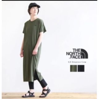 ザノースフェイス(THE NORTH FACE)のTHE NORTH FACE Tシャツロングワンピース　新品(ロングワンピース/マキシワンピース)