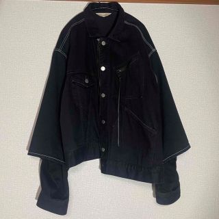 JIEDA 19AW スイッチングデニムジャケット 1 - Gジャン/デニムジャケット