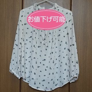 ロペピクニック(Rope' Picnic)のロペピクニック   ベージュ   花柄シフォン長袖(シャツ/ブラウス(長袖/七分))