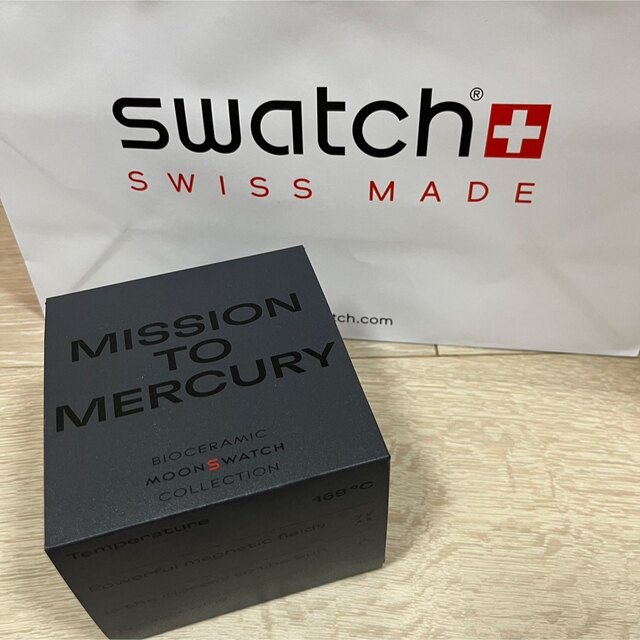 腕時計(アナログ)Swatch×Omega   MERCURY マーキュリー　新品　未使用品