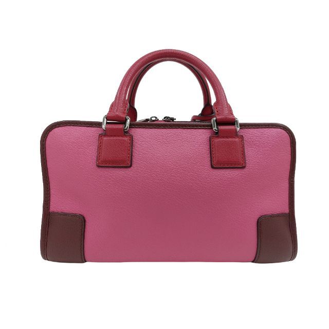 未使用品 LOEWEアマソナ 28 レザー ハンドバッグ トリコロール [ギフト