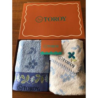 トロイ(TOROY)の新品未使用　TOROYウォッシュタオル2枚組(タオル/バス用品)