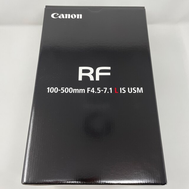 【ギフ_包装】 Canon USM IS L 【新品同様】【保証書付】RF100-500F4.5-7.1 - レンズ(ズーム)