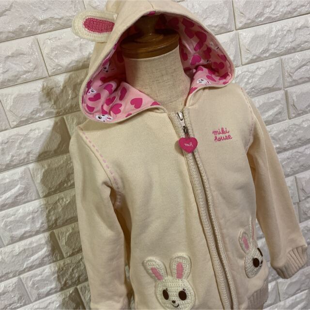 mikihouse - ミキハウス うさ耳 パーカーの通販 by @ shop|ミキハウス